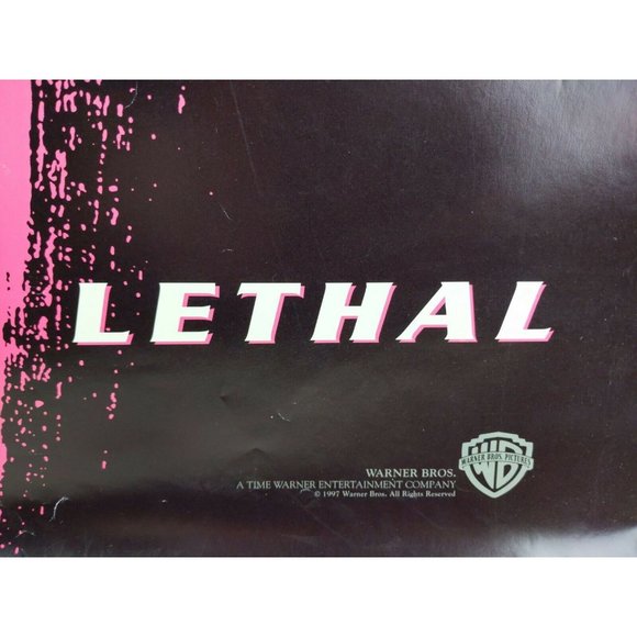 Lethal Weapon 4 Movie Poster Double Sided Rolled Mel Gibson Danny Glover  27x40 - Picture 3 of 4